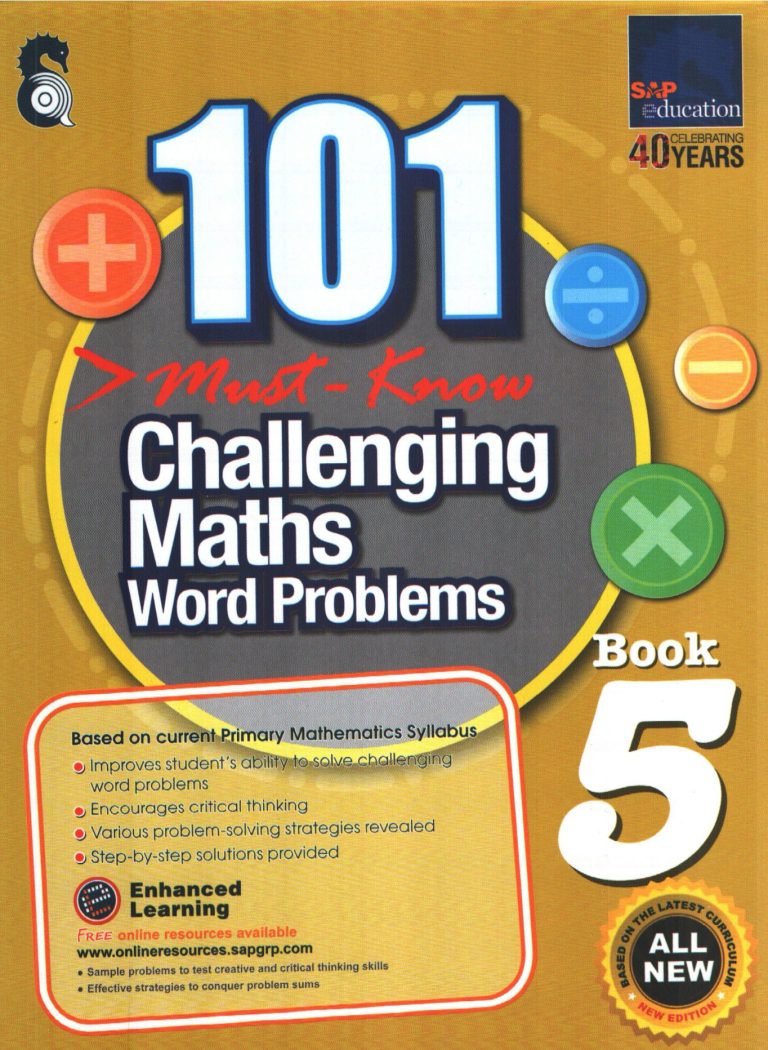 101 Challenging Math’s Word Problems Book 5