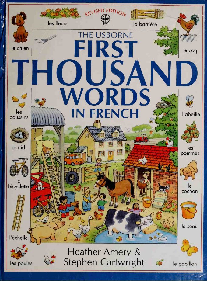 First 1000 Words In French Book