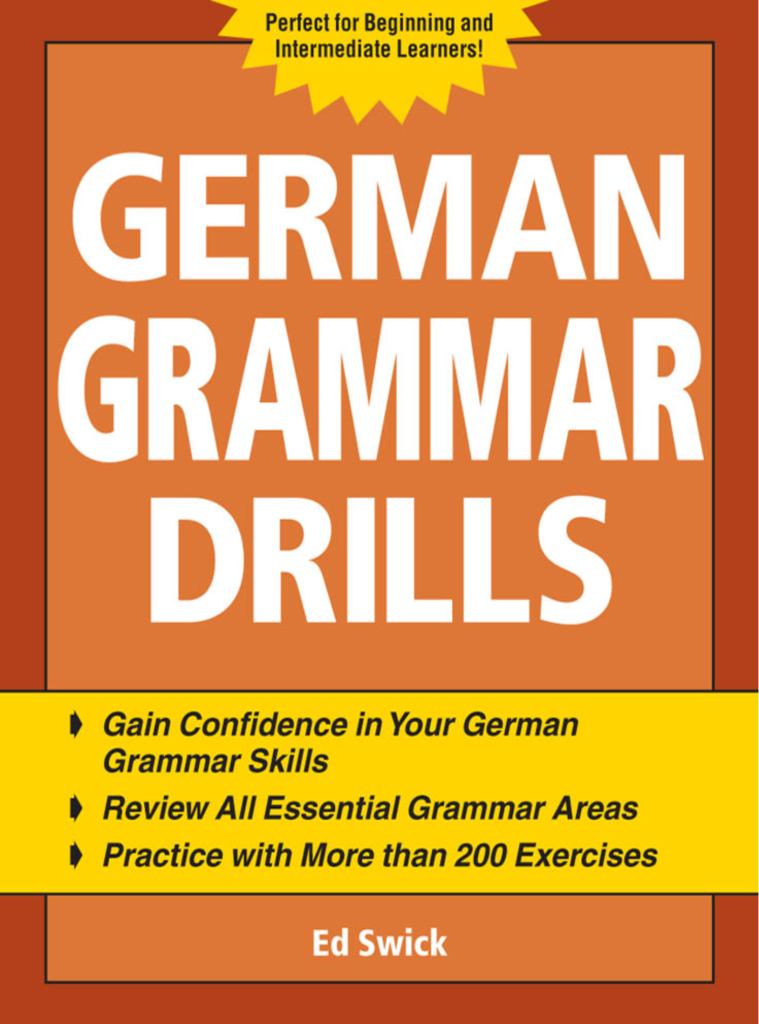 German Grammar Drills Book