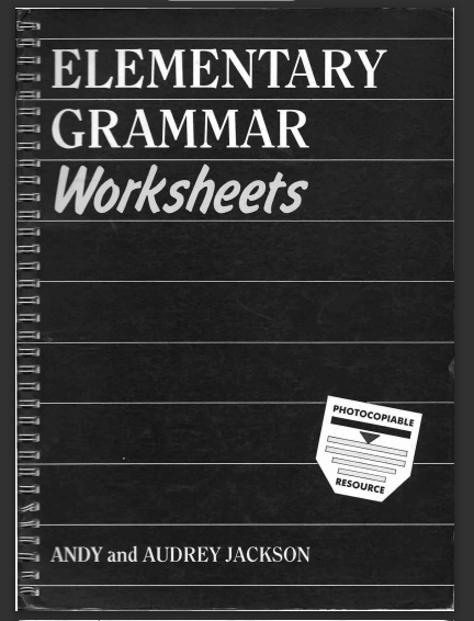 Elementary Grammar Worksheets